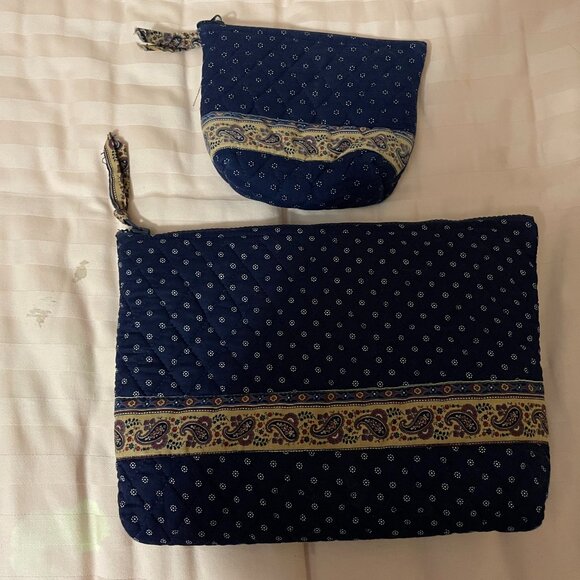 Set of Vintage Vera Bradley Cosmetic Bags - Picture 1 of 1